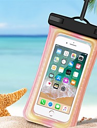 cheap -Phone Case For Apple Samsung Galaxy Full Body Case For iPhone 13 Pro Max 12 Mini 11 Samsung Galaxy S22 Plus S21 FE A72 52 Shockproof Dustproof with Adjustable  Neck Strap Transparent Up to 6.7 inch