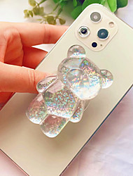 cheap -3D Cute Bear Universal Folding Finger Ring Phone Holder Stand Grip Tok Phones Socket For iPhone Samsung Cell Phone Accessories
