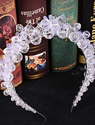cheap -Wedding Bridal Crystal / Paillette Headbands / Hair Accessory with Crystal / Paillette 1 PC Wedding / Party / Evening Headpiece