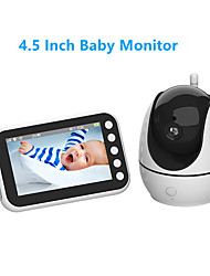 cheap -4.5 Inch Wireless Video Baby Monitor Mom Nanny Infant Security Two-way Audio Camera Infrared LED Night Vision Walkie Talkie