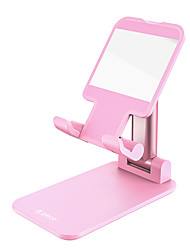 cheap -Phone Stand Portable Lightweight Angle Height Adjustable Phone Holder for Desk Selfies / Vlogging / Live Streaming Compatible with Tablet All Mobile Phone Phone Accessory