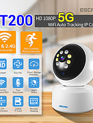 cheap -ESCAM PT200 IP Camera 1080P PTZ WIFI Motion Detection Indoor Apartment Support 128 GB