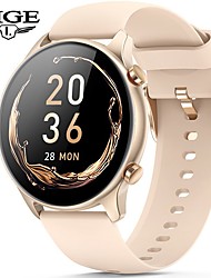 cheap -LIGE BW0296 Smart Watch 1.32 inch Smartwatch Fitness Running Watch Bluetooth Pedometer Call Reminder Sleep Tracker Compatible with Android iOS Women Waterproof Message Reminder Camera Control IP68