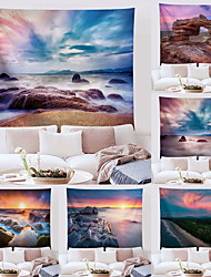 cheap -Landscape Sea Wall Tapestry Art Decor Blanket Curtain Hanging Home Bedroom Living Room Decoration Polyester