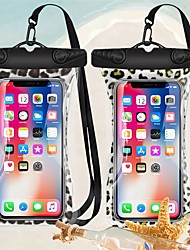 cheap -Universal Waterproof Phone Pouch IPX8 Waterproof 30m /98ft for iPhone 13 Pro Max 12 Mini 11 Samsung Galaxy S22 Ultra Plus S21 Note 20 Ultra A72 52 Shockproof  with Adjustable Neck Strap Up to 6.9 inch Swimming Hiking Camping