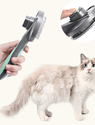 cheap -Cat Comb Pet Short &amp; Long Hair Removal Massaging Shell Comb Soft Deshedding Brush Grooming And Shedding Matted Fur Remover Massage Dematting Tool For Dog Puppy Rabbit Bunny