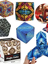 cheap -Finger Toy 3D Puzzle Sensory Fidget Toy Stress Reliever 1 pcs 3pcs 5 pcs 7pcs 1 pcs Portable Gift Cute Durable For Teen Adults&#039; Men Boys and Girls Christmas Gifts Party Work OutdoorChanged a rubik&#039;s c