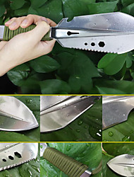 cheap -Multifunctional Garden Engineer Shovel Mini Portable Small Hand Shovel Axe Portable Gardening Dig Wild Vegetable Tool Saw Nail