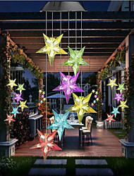 cheap -Outdoor Waterproof LED Solar Wind Chime Light Star Elk Pumpkin Wishing Bottle Wind Chime Light 7 Color Changing Garden Light Balcony Country Terrace Outdoor Holiday Christmas Wedding Party Decoration