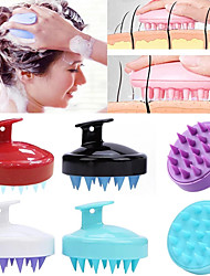 cheap -Silicone Head Body To Wash Clean Care Hair Root Itching Scalp Massage Comb Shower Brush Bath Spa Anti-Dandruff Shampoo