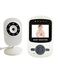 cheap -2.4GHz Wireless Digital Baby Monitor with High Resolution 2.4inch Display Night Vision VOX(Voice Control) Auto Wake-up by Music
