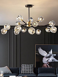 cheap -115 cm Chandelier LED Crystal Ceiling Light Copper Modern Dining Room Living Room 220-240V