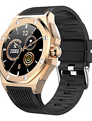 cheap -Kumi GW20 Mannen Vrouwen Smart Horloge Business Smartwatch Sport Roestvrij Staal Siliconen Band Smart Horloge Waterdicht