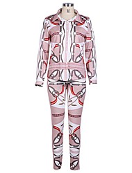 cheap -zl1761 spot 2022 spring and autumn new products cross-border european and american women&#039;s sexy digital printing long-sleeved two-piece suit