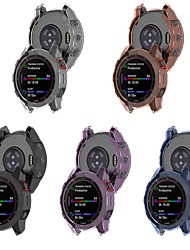 cheap -2 Pack Watch Case Compatible with Garmin Fenix 7S / Fenix 7 / Fenix 7X Scratch Resistant Ultra-thin HD Clear Soft TPU Watch Cover