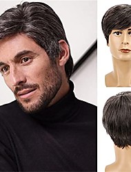 cheap -Men&#039;s Short Grey Wig Synthetic Costume Halloween Wig  Cosplay