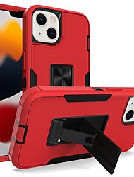 cheap -Phone Case For Apple Back Cover iPhone 13 Pro Max 12 11 SE 2022 X XR XS Max 8 7 Bumper Frame Kickstand Military Grade Protection Geometric Pattern Armor TPU PC