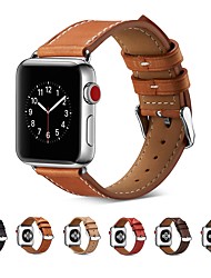 cheap -1pc Smart Watch Band Compatible with Apple iWatch 38/40/41mm 42/44/45mm Genuine Leather Luxury Adjustable Solo Loop Leather Loop for iWatch Smartwatch Strap Wristband for Series 7 / SE / 6/5/4/3/2/1