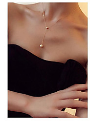 cheap -1pc Choker Necklace Pendant Necklace For Women&#039;s Party Evening Street Daily Pearl Alloy
