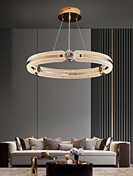 cheap -40 cm Circle Pendant Light LED Chandelier Aluminum Luxury Nordic Style 220-240V