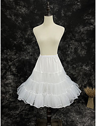 cheap -Wedding / Engagement Slips Tulle Knee-Length Wedding / Bridal with Gore