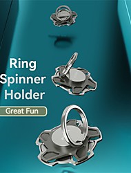 cheap -New Gyro Finger Ring Mobile Holder Hot Wheels 360 Rotation Alloy Stand Interesting Phone Bracket for IPhone Samsung Smartphone