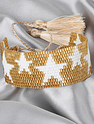 cheap -Women&#039;s Bracelet Braided Star Fashion Boho Glass Bracelet Jewelry Gold For Party Evening Gift Beach