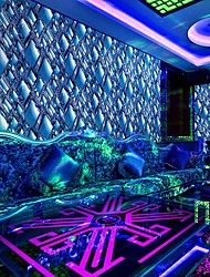 cheap -3d simulation diamond purple ktv wallpaper hotel corridor ceiling box entertainment bar plaid wallpaper