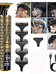 cheap -Hair Clippers for Men 2000mAh Cordless Hair Trimmer Beard Trimmer Electric Pro Li Outline Trimmer 0mm Baldheaded Zero Gapped Trimmer Professional Hair Cutting Kit for Barber (Gold)