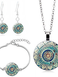 cheap -Women&#039;s necklace Fashion Street Flower Jewelry Sets