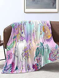 cheap -Cartoon Blanket Soft Cozy Fleece Fall Throw Blanket for Bed Sofa Outdoor Lightweight Flannel Blanket for Kids Women Man Birthday Gift Bedroom Decor