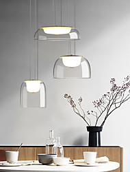 cheap -16 cm Island Design Pendant Light LED Glass Painted Finishes Island Nordic Style 220-240V