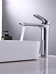 cheap -Bathroom Sink Faucet - Classic Electroplated Free Assemblement Single Handle One HoleBath Taps