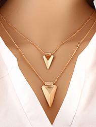 cheap -1pc Layered Necklace For Women&#039;s Sport Formal Engagement Alloy Classic Arrow
