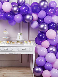 cheap -12 Inch Purple Collection Party Decorations 70 Pcs