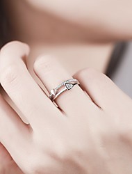 cheap -Ring Party Classic Rose Gold Silver Copper Heart Simple Elegant 1pc / Women&#039;s / Wedding / Gift