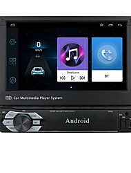 cheap -Android 1 Din Car Radio Tape Recorder GPS Navigation 7 HD Retractable Screen Multimedia Video Player Audio Stereo NO DVD for  ALL Years