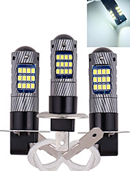 cheap -2PCS H3 H1 5630 LED High Power Replacement Fog Lamp Car Headlight Lamp Driving Daytime Running light 12V Light Source