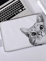 cheap -Laptop Sleeves 12406 15 Inch inch Compatible with Macbook Air Pro, HP, Dell, Lenovo, Asus, Acer, Chromebook Notebook Laptop Carrying Case Carrying Case Cover Waterpoof Shock Proof Canvas Cat for