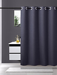 cheap -New Coating Printing Shower Curtain Waterproof Bathroom Shower Curtain Household Partition Hanging Curtain