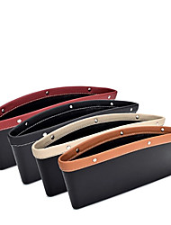 cheap -StarFire Car Seats Gap Bag Case Storage Bag PU Car Organizer Artificial Leather Pocket Slot Storage Pocket Cup Holder Car Accessories