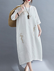 Elegant Linen Dress - Lightinthebox.com