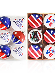 cheap -American Flag Decorations Independence Day Christmas Balls US Election Products Decorations