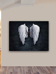 cheap -One Panel Wall Art Canvas Prints Posters Painting Core Angel Wings Artwork Picture Home Decoration Décor Rolled Canvas No Frame Unframed Unstretched