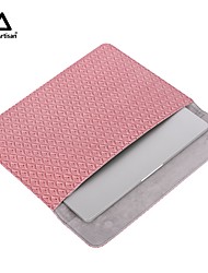 cheap -CanvasArtisan Pink Weave Pattern Laptop Envelope Bag Waterproof Leather Cover for Tablet Ultrabook Slim Sleeve Hard Case for Matebook