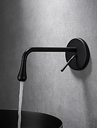 cheap -Bathroom Sink Faucet - Rotatable / Wall Mount Electroplated / Painted Finishes Mount Inside Single Handle One HoleBath Taps