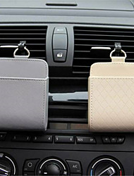 cheap -StarFire Quality Leather Auto Vent Outlet Trash Box Car Smartphone Holder Storage Bag Organizer Car Styling Bag Auto Interior Accessories