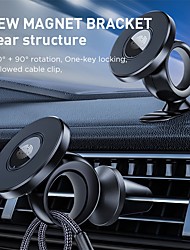 cheap -Magnetic Car Phone Holder Mobile Stand Support For iPhone Air Vent Holder Universal Magnet Cellphone Holder Mount In Car
