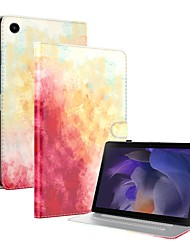 cheap -Tablet Case Cover For Samsung Galaxy Tab S7 Plus FE A8 A7 A7 Lite S6 Lite A 8.0&quot; 2022 2021 Wallet with Stand Magnetic Color Gradient PU Leather