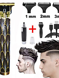cheap -Hair Cutting Machine Trimmer For Men Machine Rechargeable New Clipper Barber T9 USB Electric Professional Beard Haircut Style Accessorize With Nasal Hair Apparatus